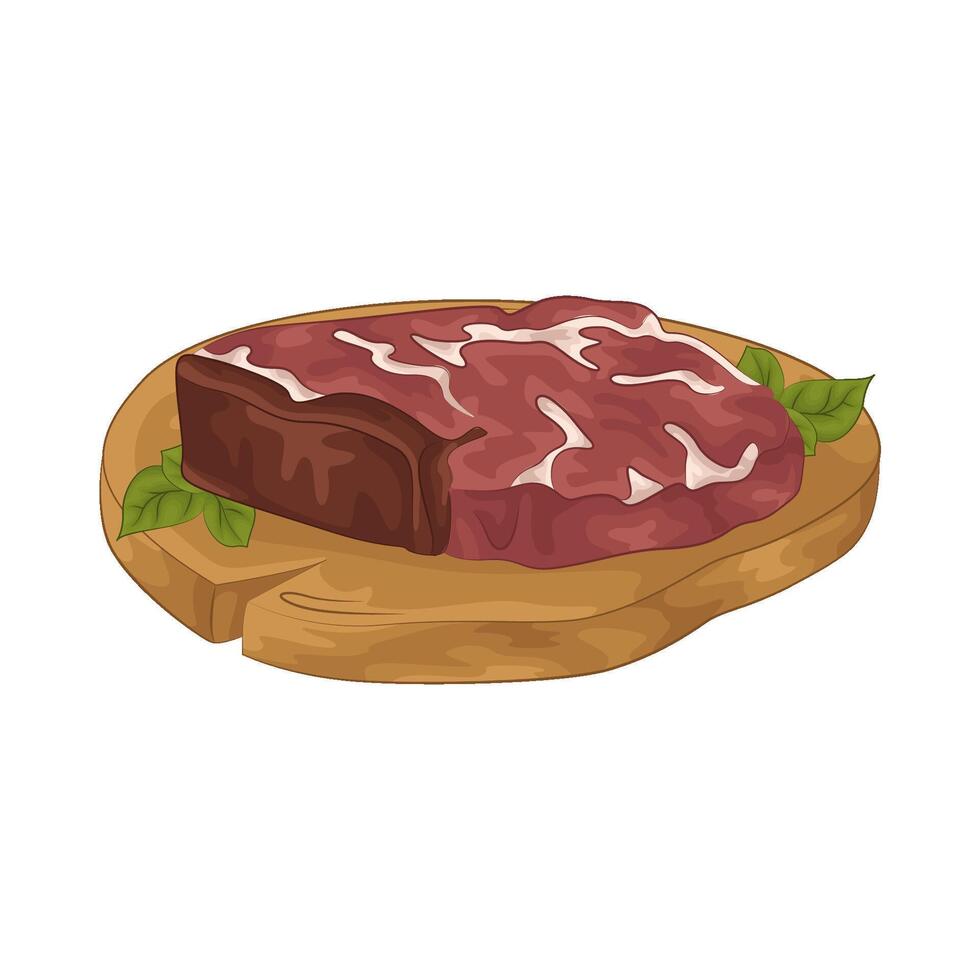 Illustration of meat vector