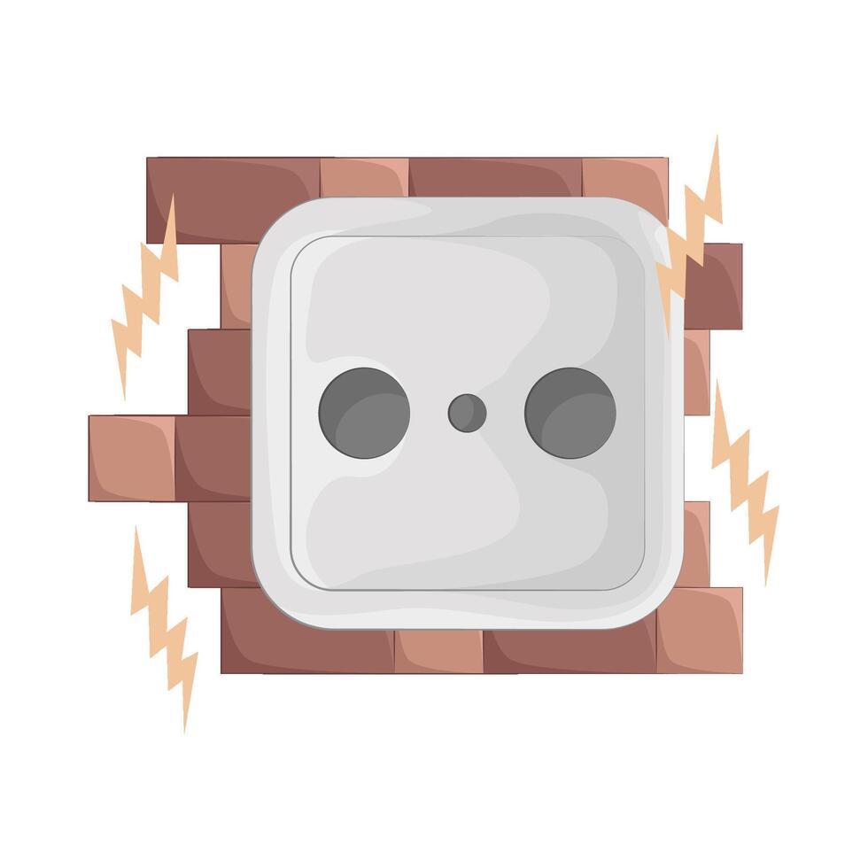 Illustration of socket vector