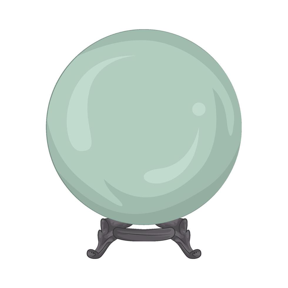 Illustration of crystal ball vector