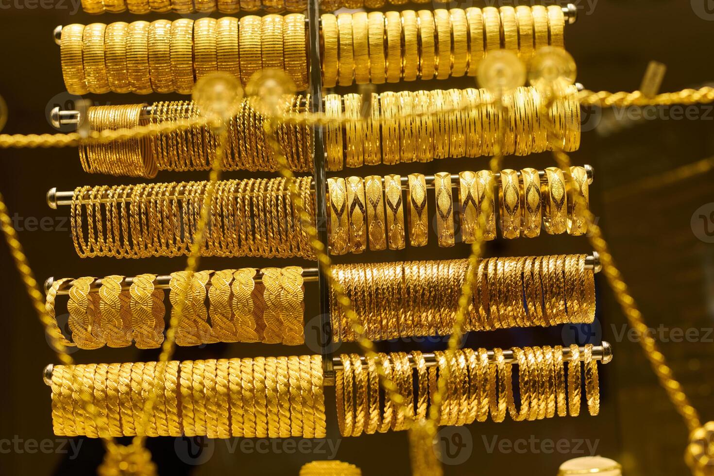 Treasures of Istanbul. A Dazzling Display of Handmade Gold Jewelry photo