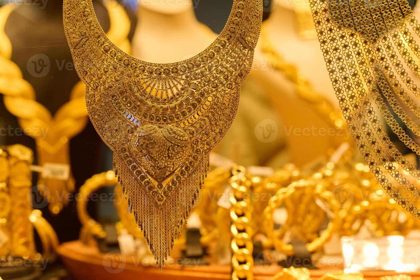Treasures of Istanbul. A Dazzling Display of Handmade Gold Jewelry photo