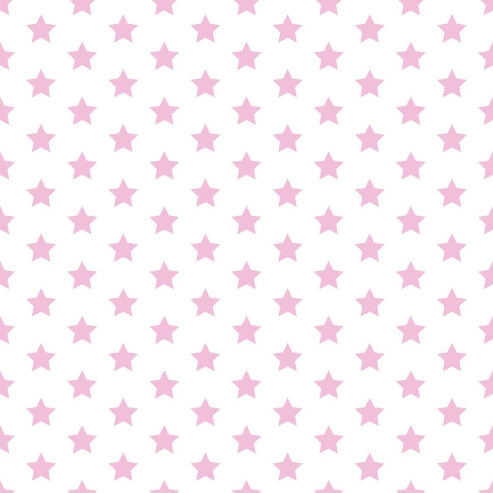 Stars on white background, seamless pattern, texture vector