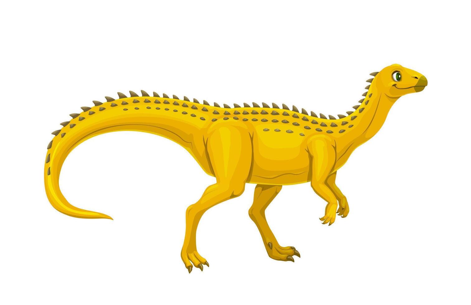 Sutellosaurus prehistoric dinosaur, dino vector