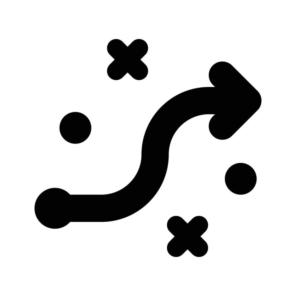 Pixel perfect icon of tactics in modern style vector