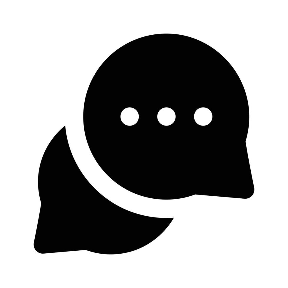 Icon of chat bubble in modern style, premium vector