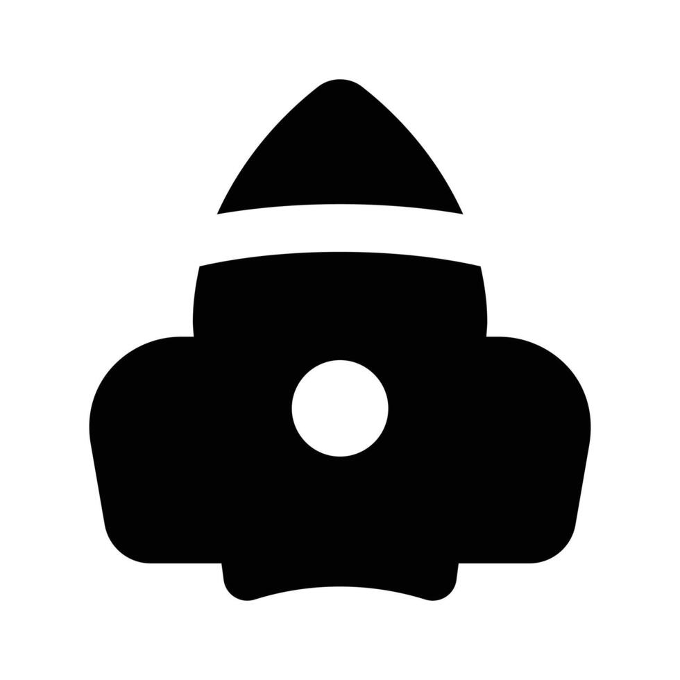 Creatively designed icon of startup, concept of business launching vector
