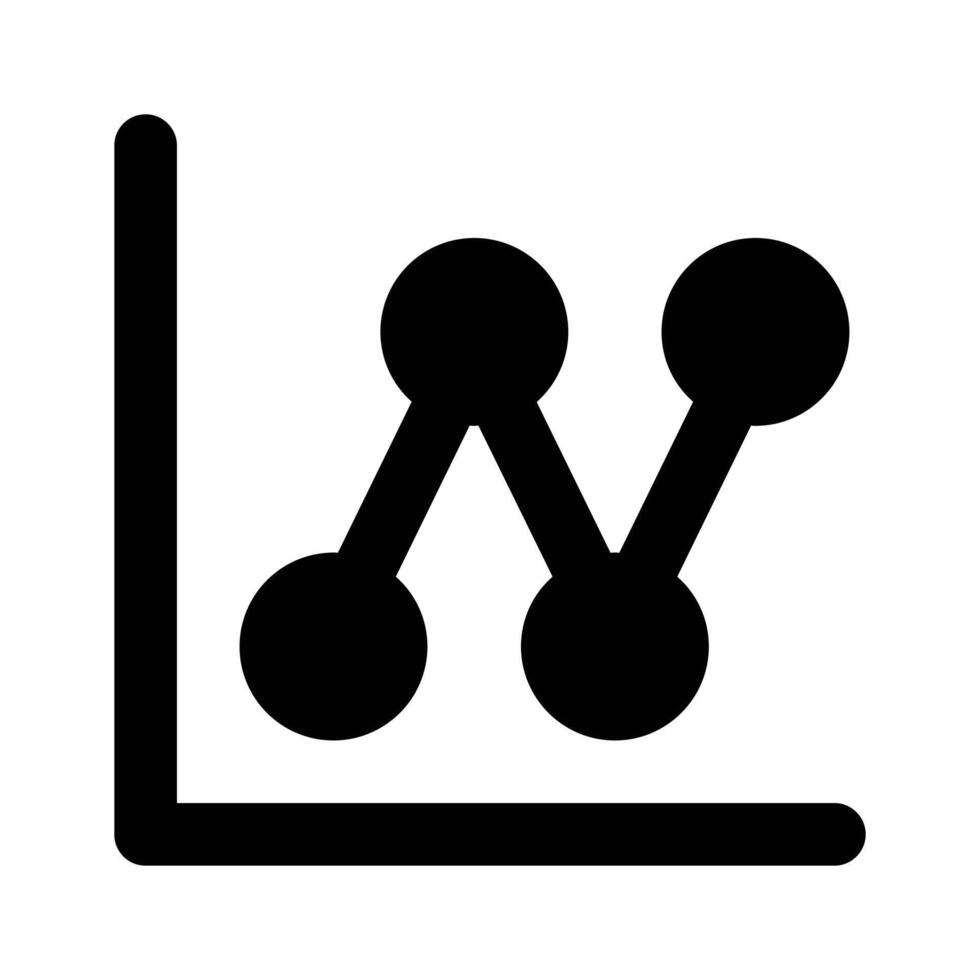 An icon of data analysis in modern style, up for premium use vector