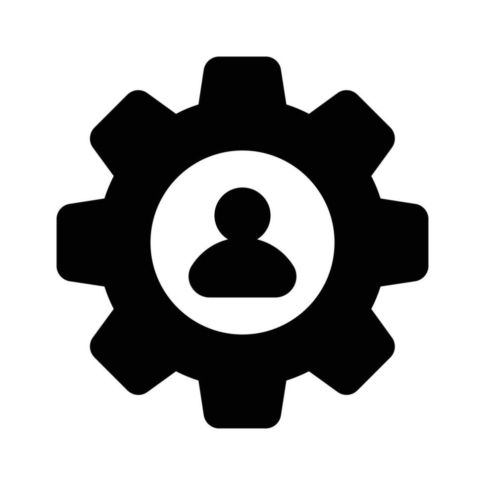 User management icon design, isolated on white background vector