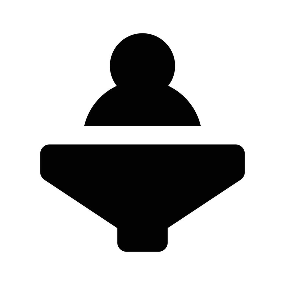 An icon employee filter, ready to use vector