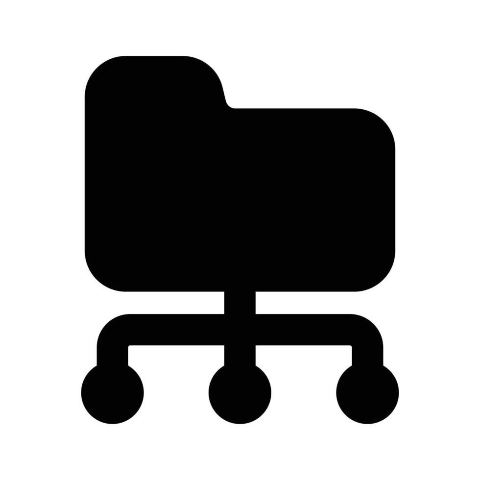 Shared folder, network folder icon design, premium vector