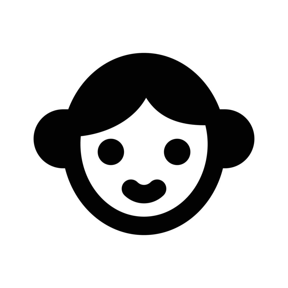 Grab this amazon icon of woman avatar in modern style vector