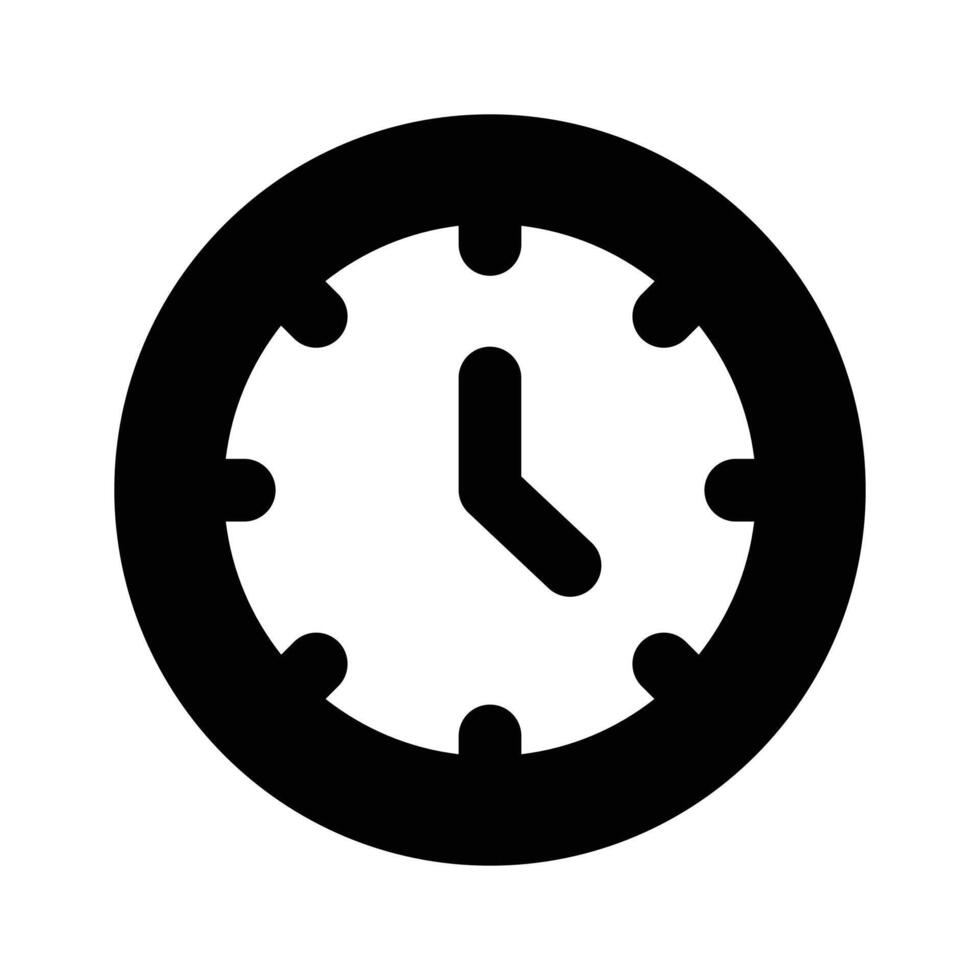 Amazing icon of clock in modern design style vector