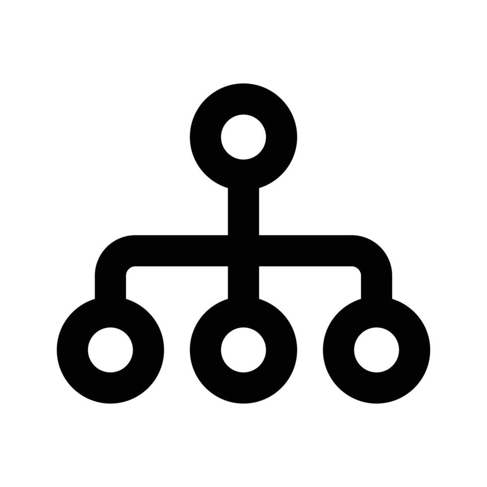Hierarchy icon design, flowchart , workflow icon vector