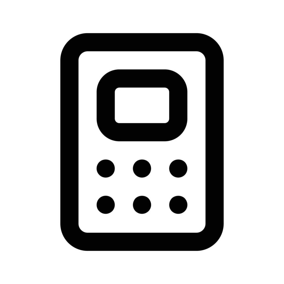 Mathematical calculations, calculation device, icon of calculator vector