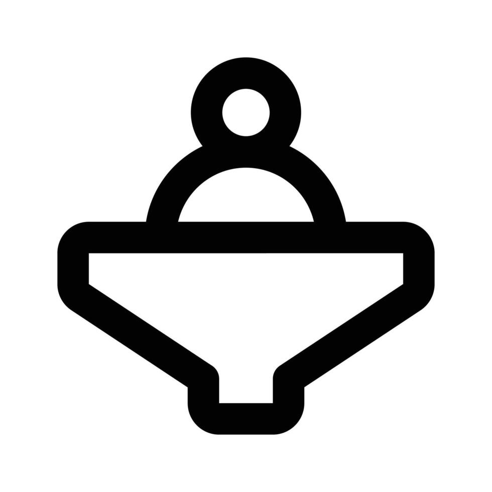 An icon employee filter, ready to use vector