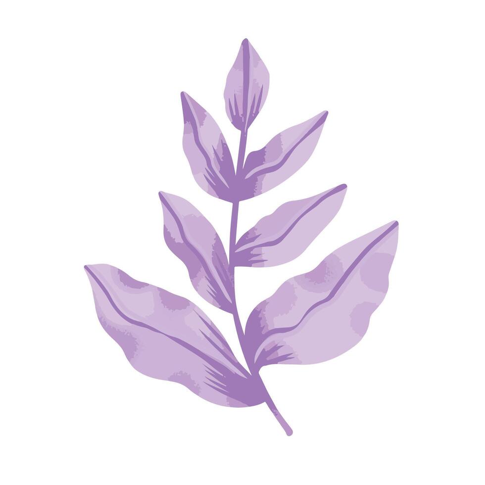 flowers painted with watercolors on white vector
