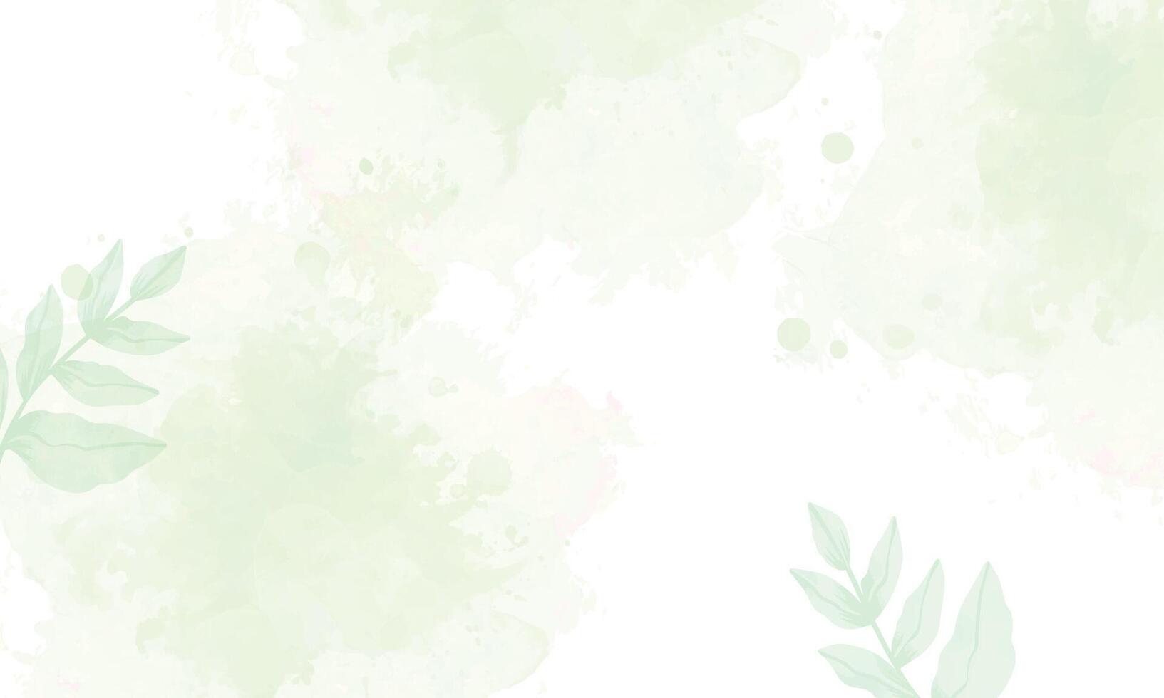 Hand painted watercolor abstract watercolor background vector