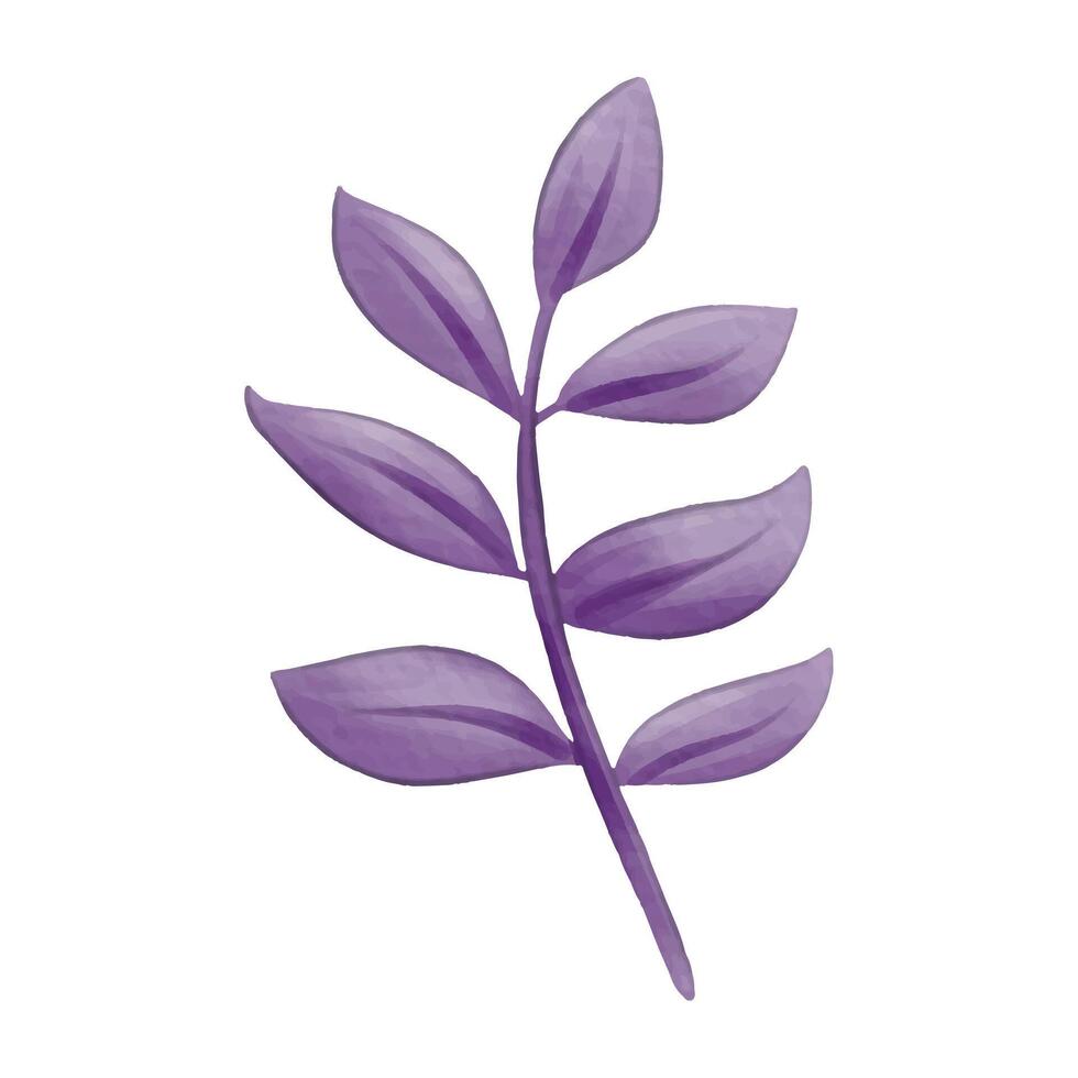 flowers painted with watercolors on white vector
