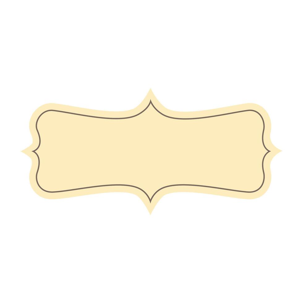 vintage style label isolated on white background vector