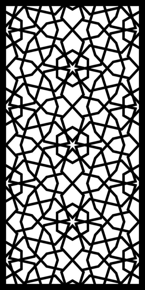 Geometric and simple pattern for panel, background, and cutting art vector