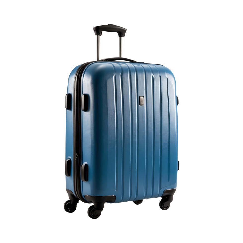 modern travel luggage, suitcase isolated on a transperant background suitcase for travel png