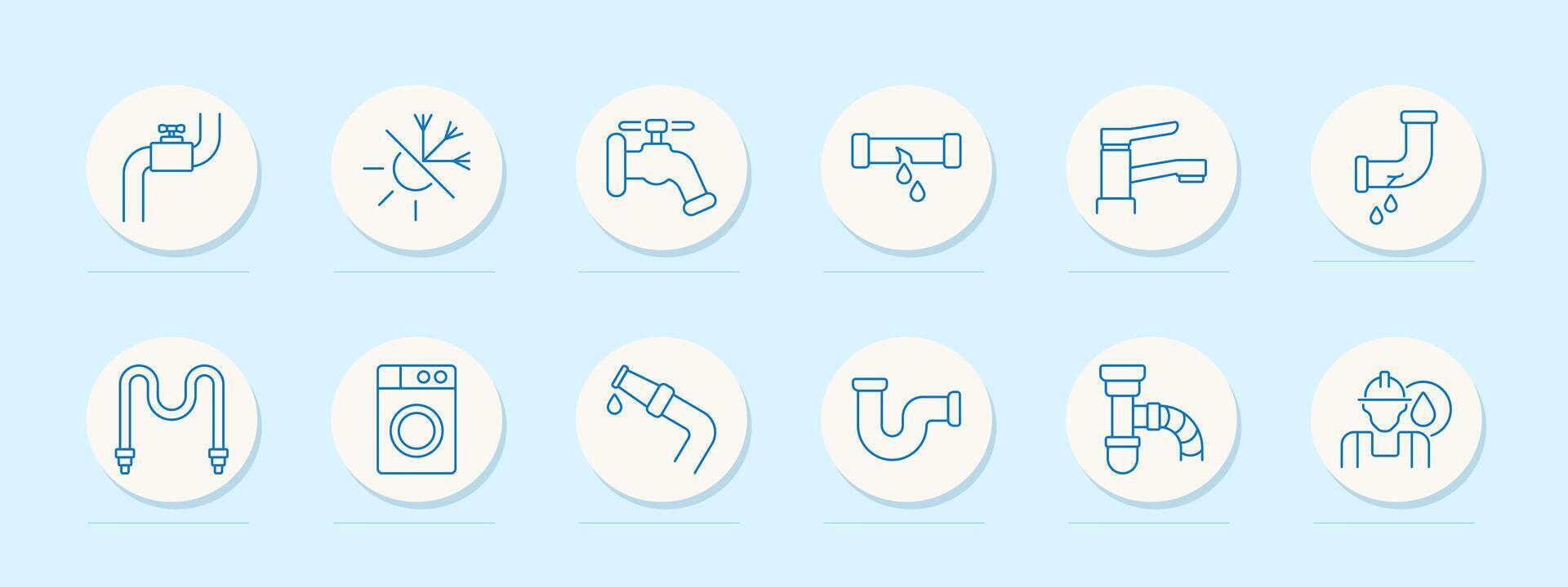 Cybersecurity set icon. Shield, key, lock, network, and computer symbols. Data protection, internet security, encryption concept. vector