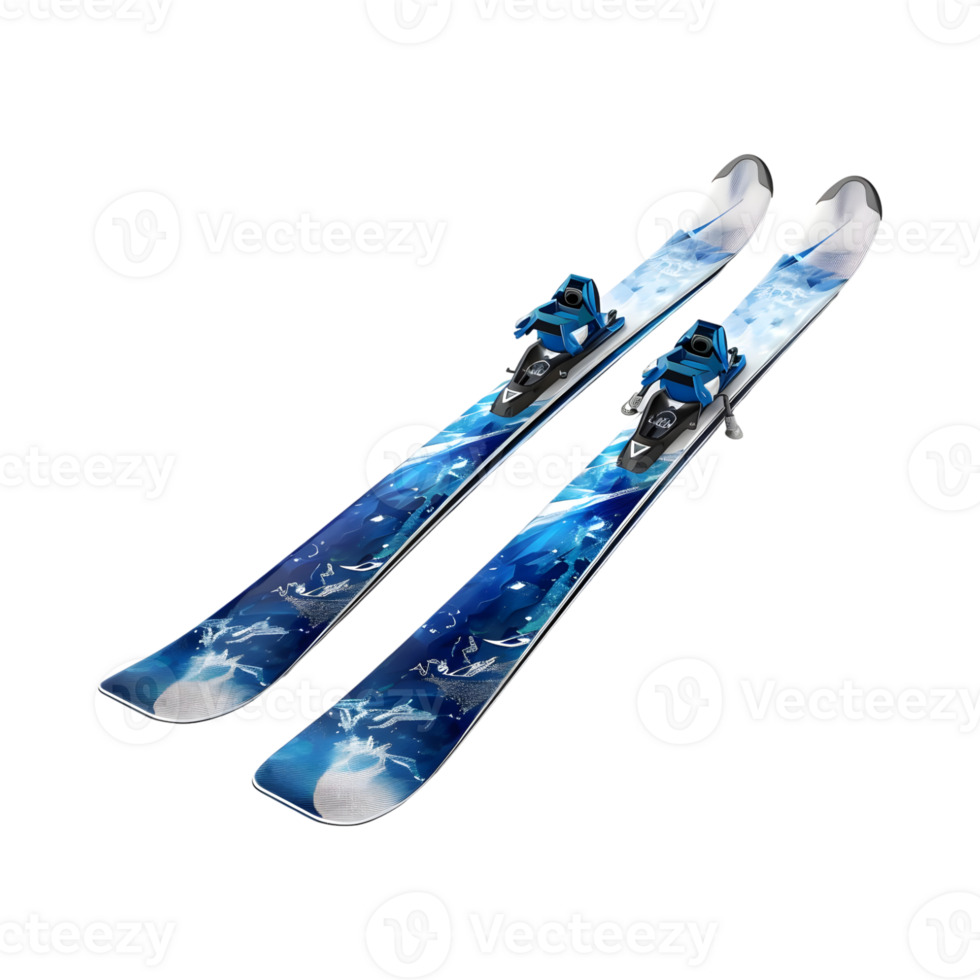 Skis Bindings on Transparent Background png