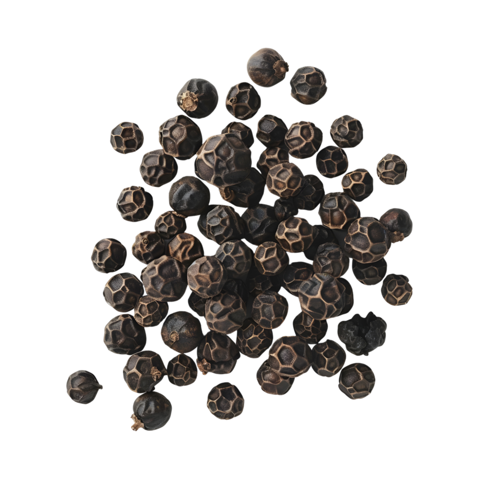 Black Pepper on Transparent Background png