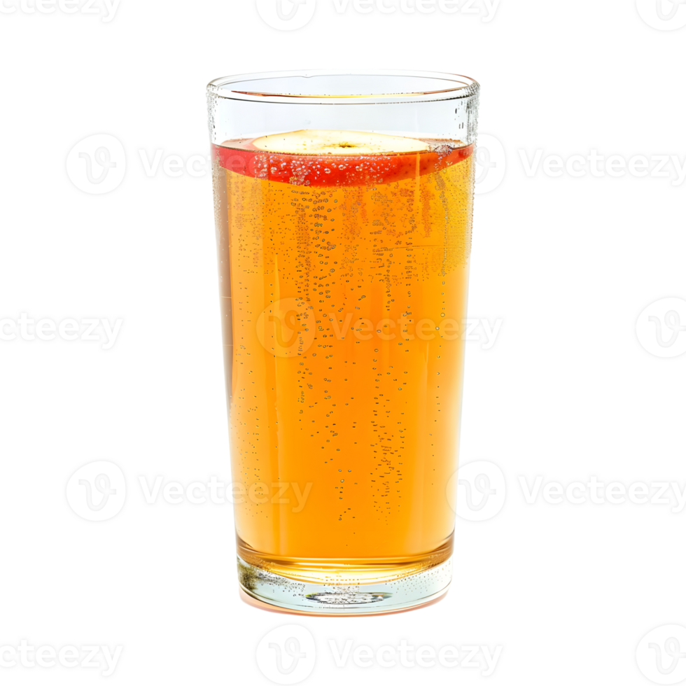 Apple Juice in a Glass on Transparent Background png