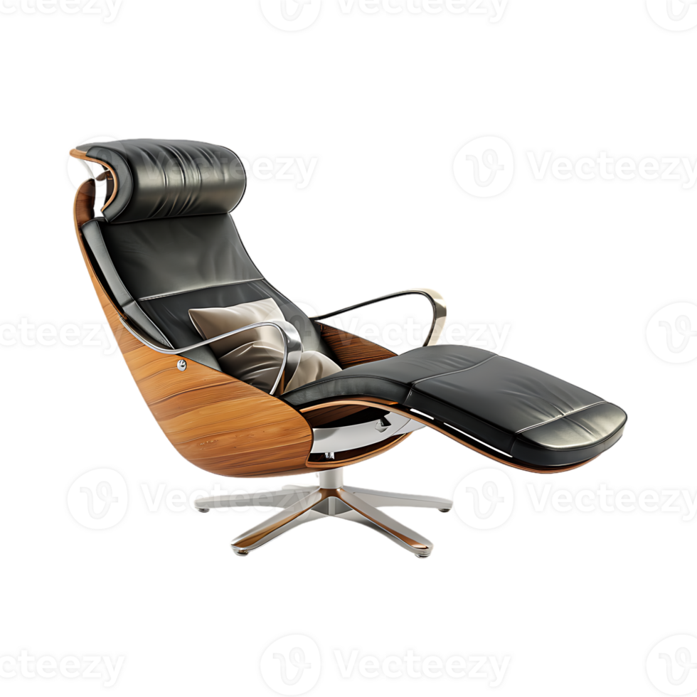Modern Soft Chair Luxury on Transparent Background png
