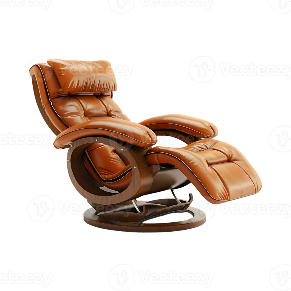 Modern Soft Chair Luxury on Transparent Background png
