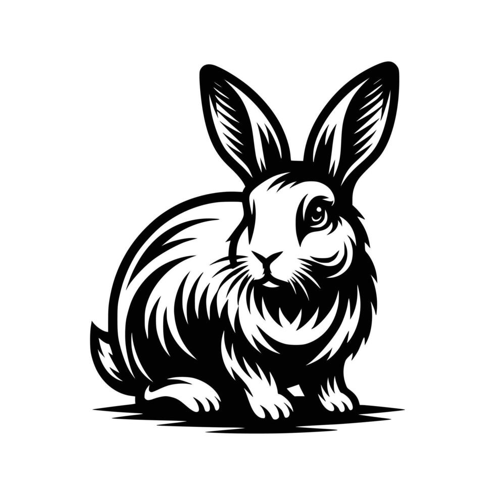 Rabbit Art Illustration vector
