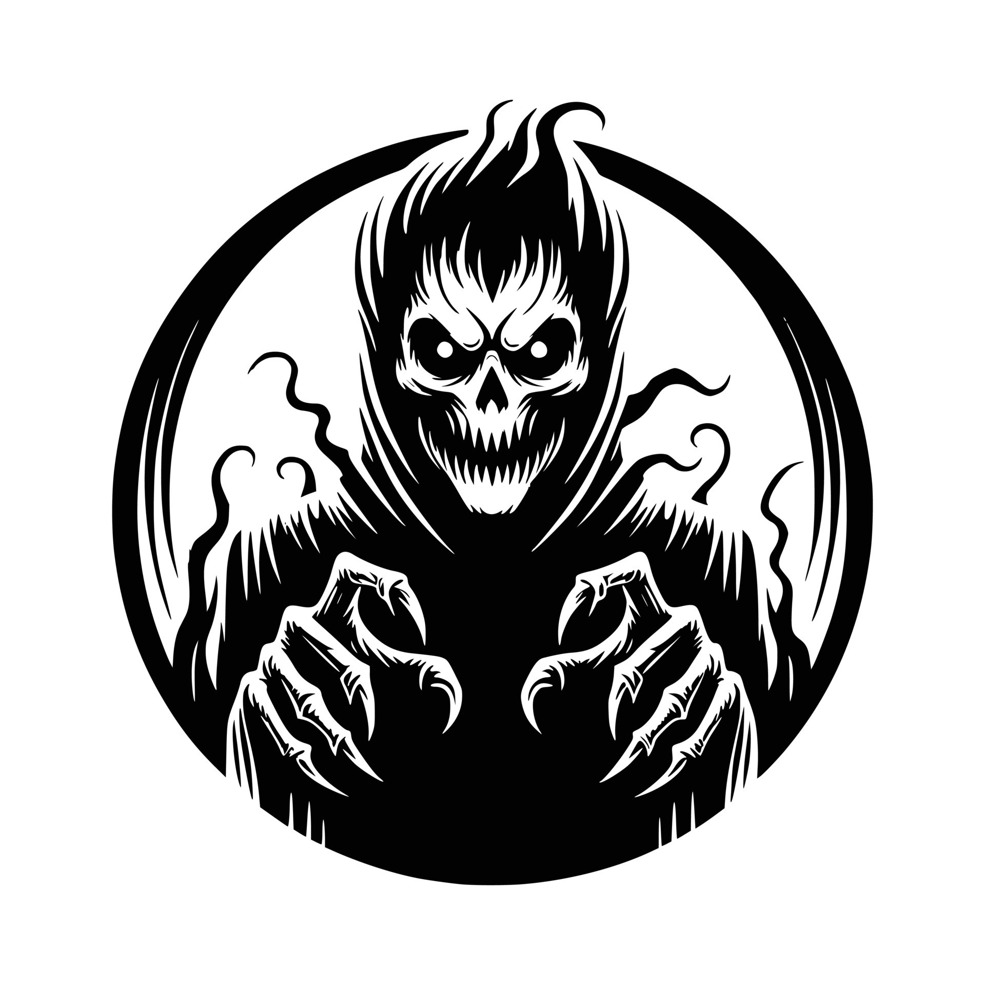 Ghost Art Illustration 46430806 Vector Art at Vecteezy