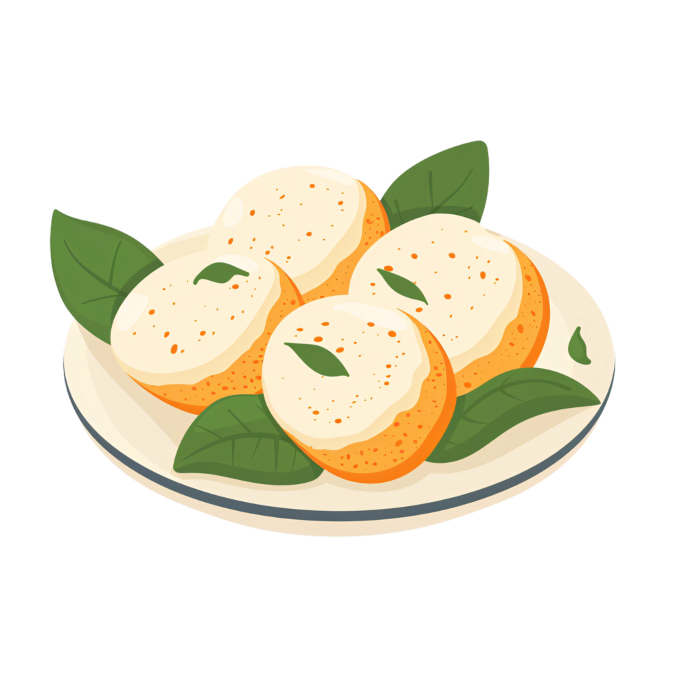 Flat Illustration of Indian Food png
