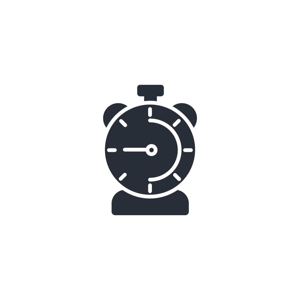 timer icon. .Editable stroke.linear style sign for use web design,logo.Symbol illustration. vector
