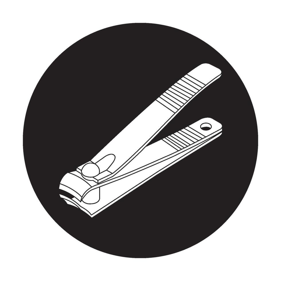 Nail clipper icon vector