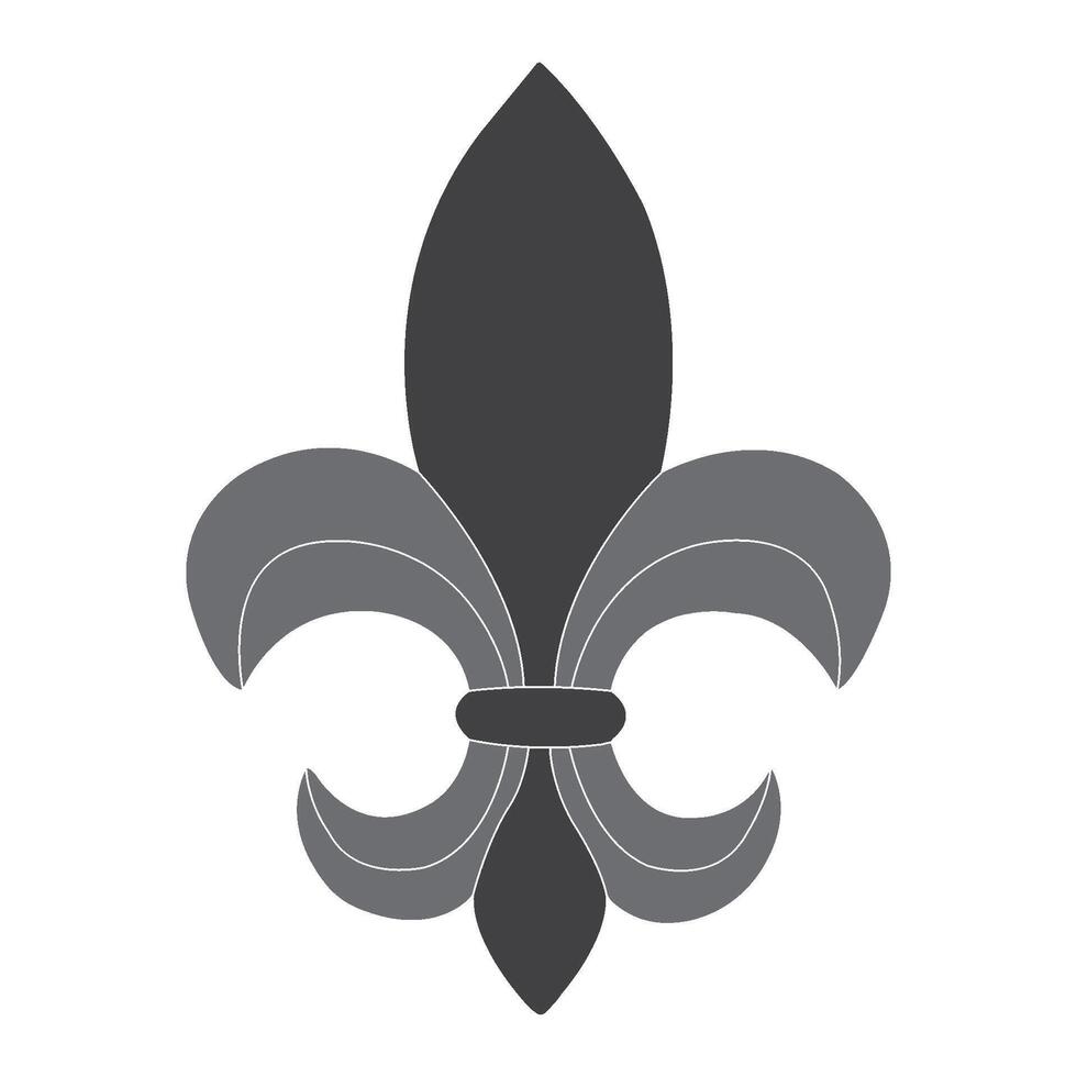 Fleur de lis icon vector