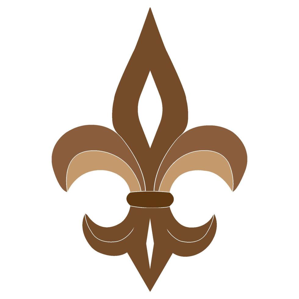 Fleur de lis icon vector