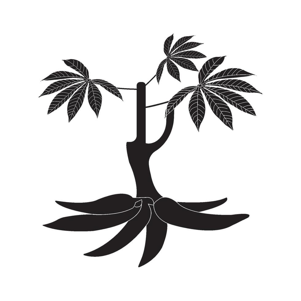 Cassava icon design vector
