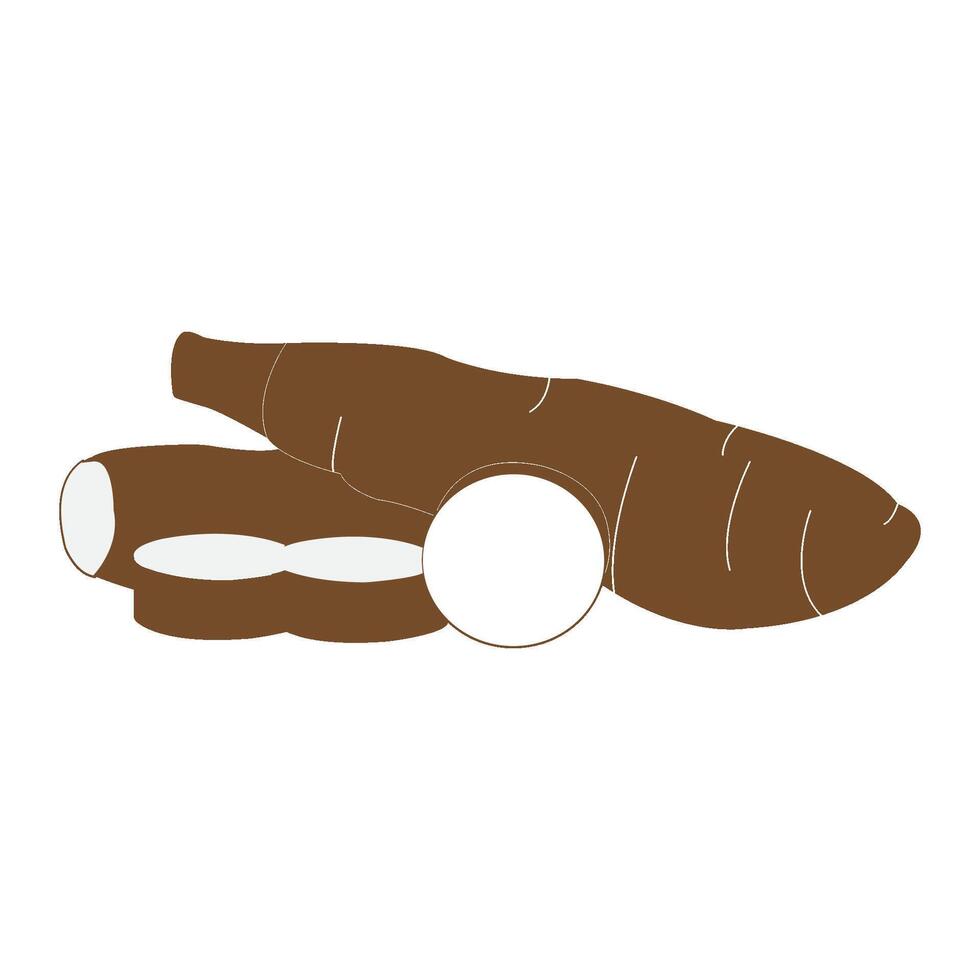 Cassava icon design vector