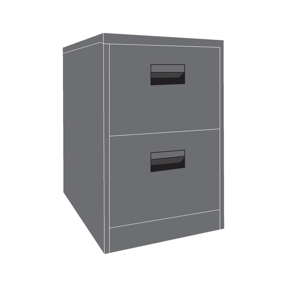 Cabinet cupboard icon vector