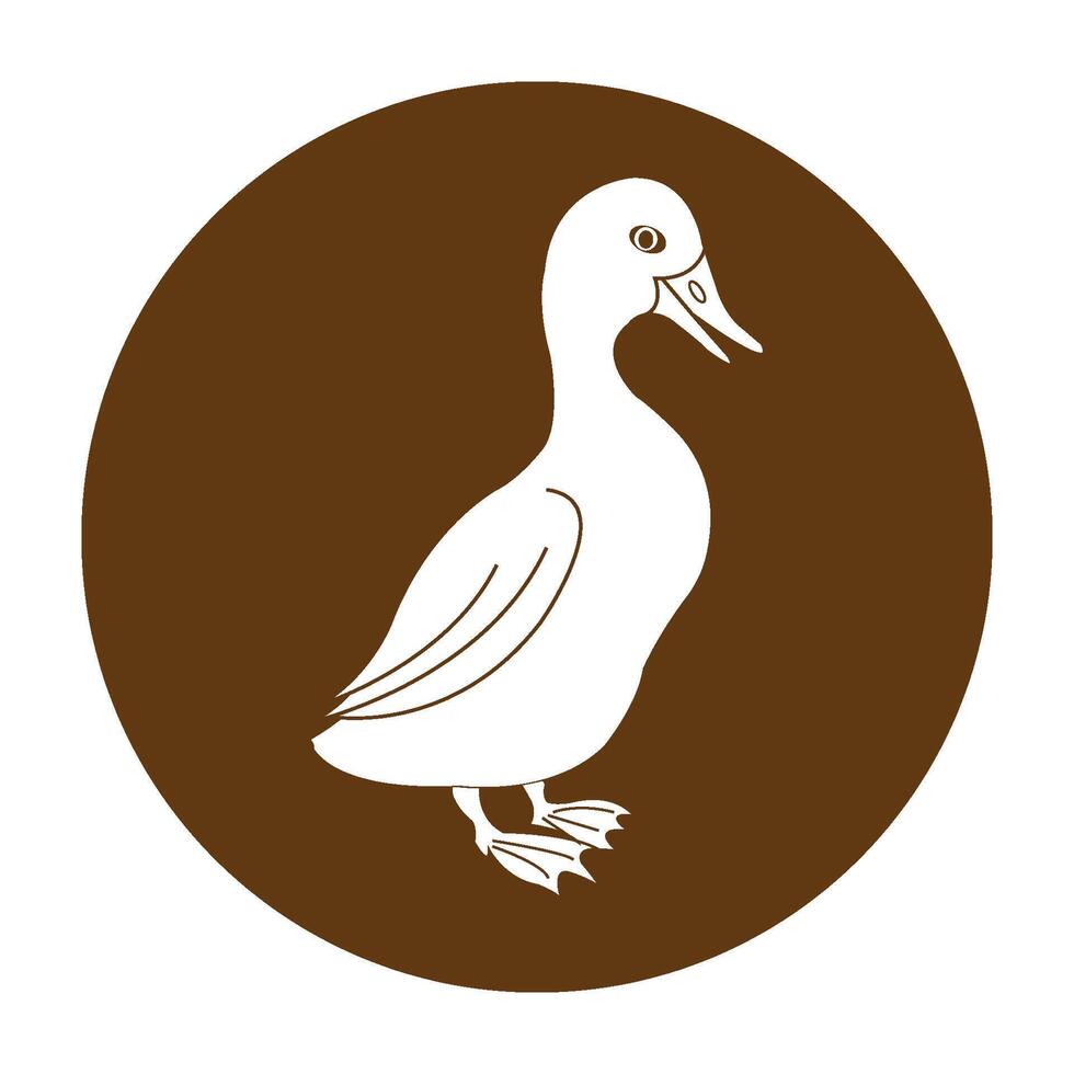 Duck icon design vector