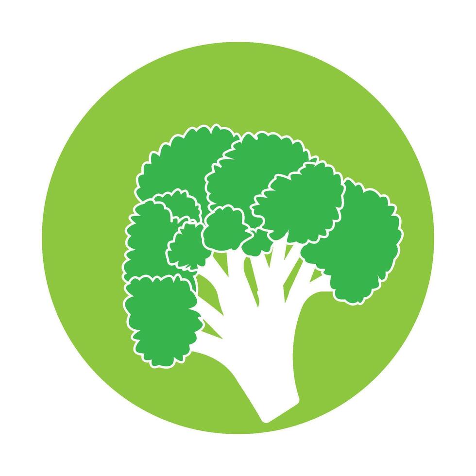Broccoli icon design vector