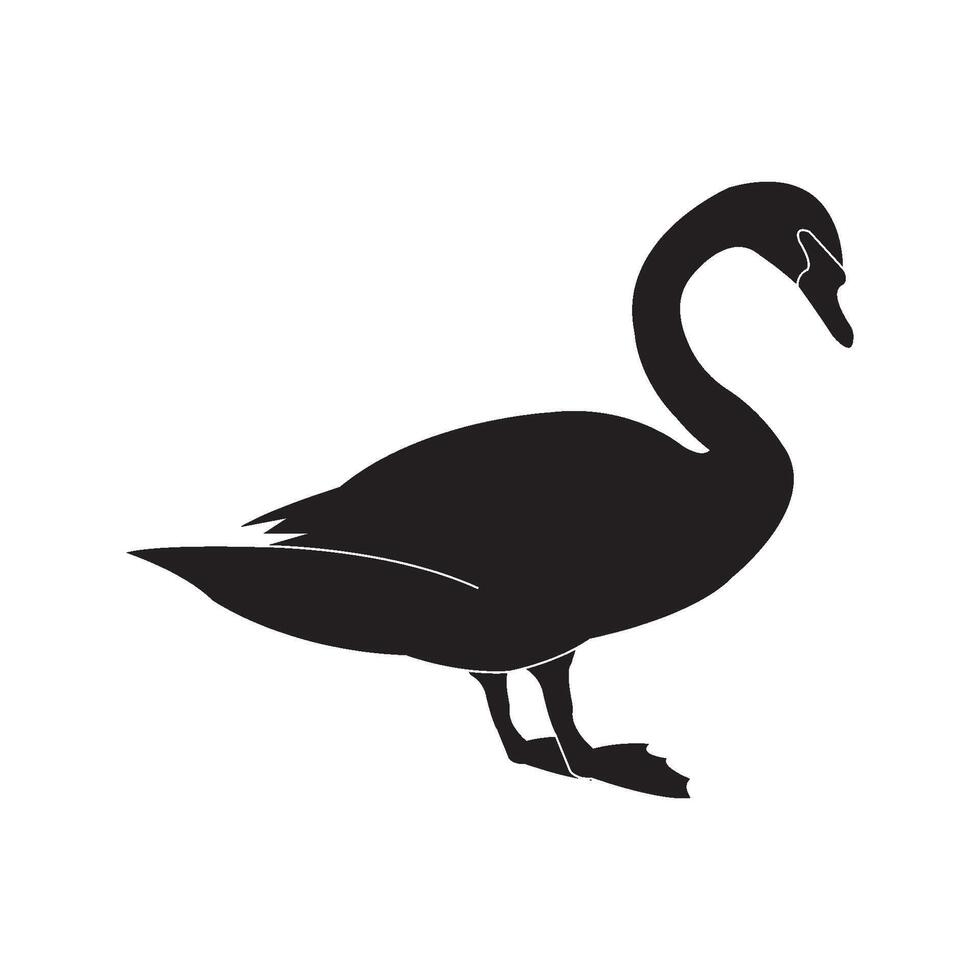 Swan icon design vector