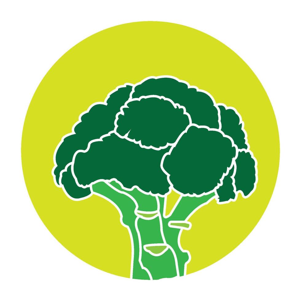 Broccoli icon design vector