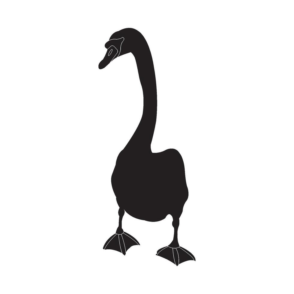 Swan icon design vector