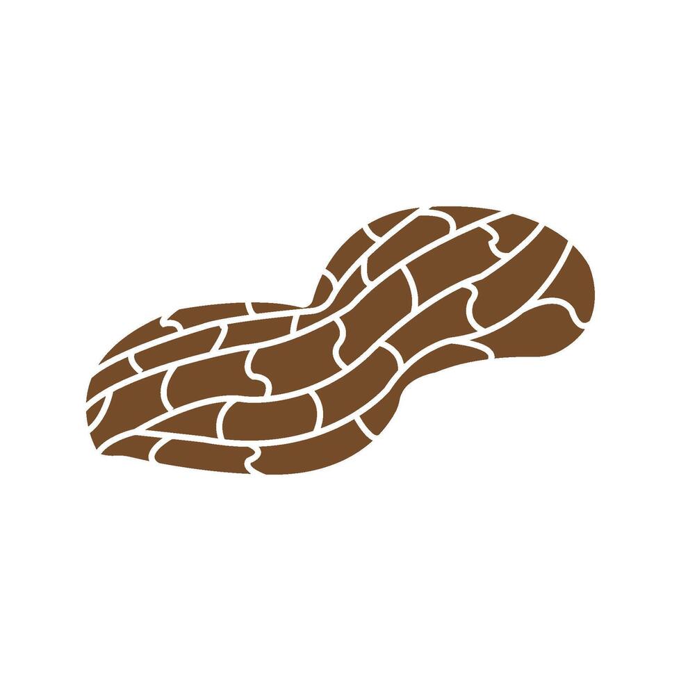 Peanut icon design vector