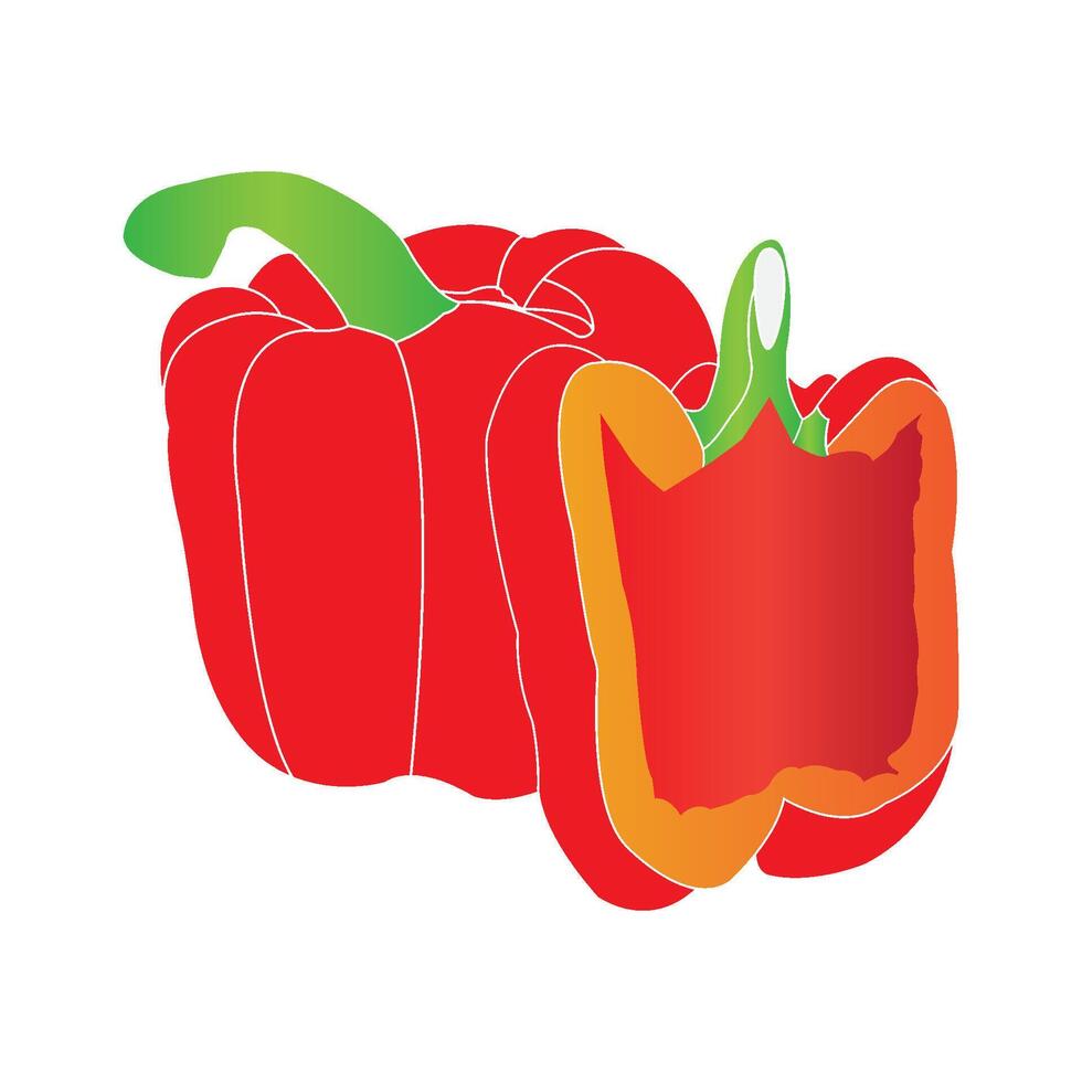 Paprika icon design vector