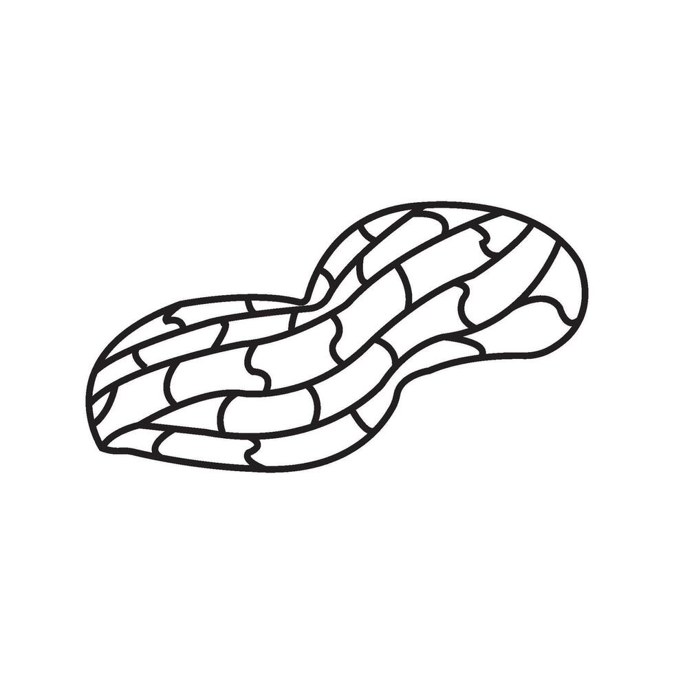 Peanut icon design vector