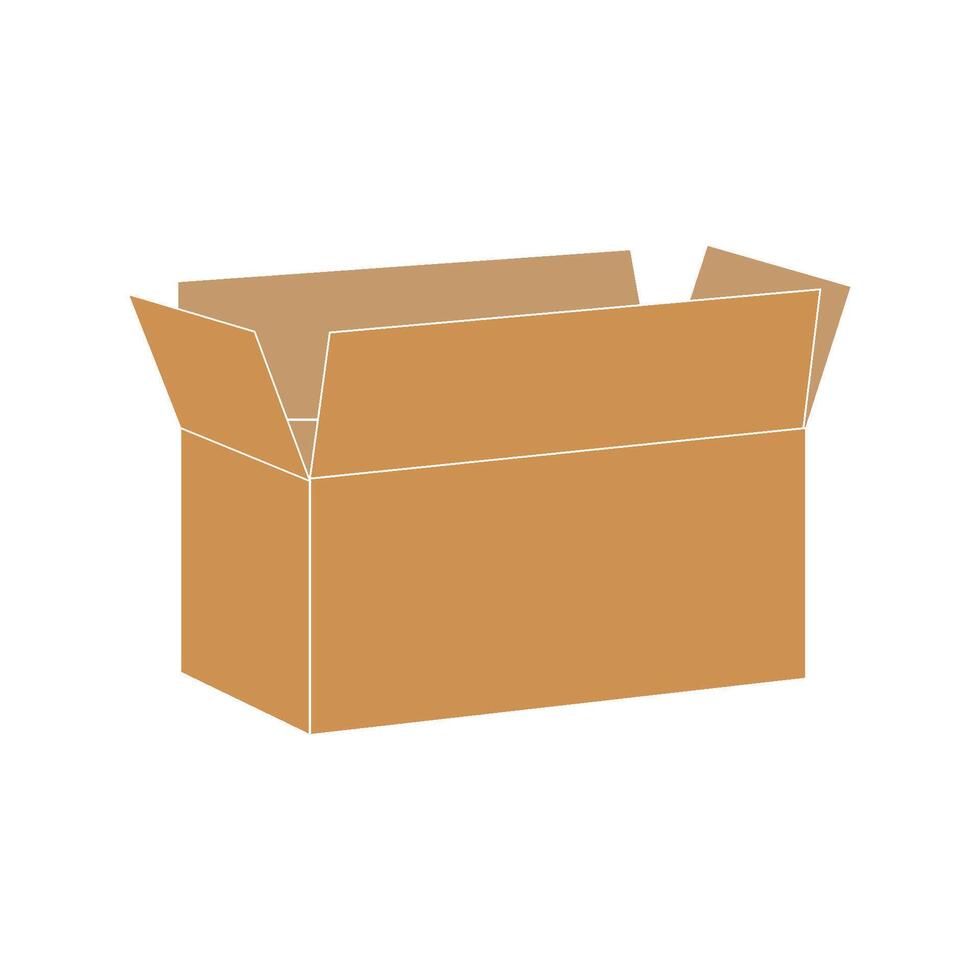cardboard icon design vector
